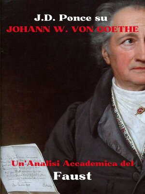 cover image of J.D. Ponce su Johann W. von Goethe